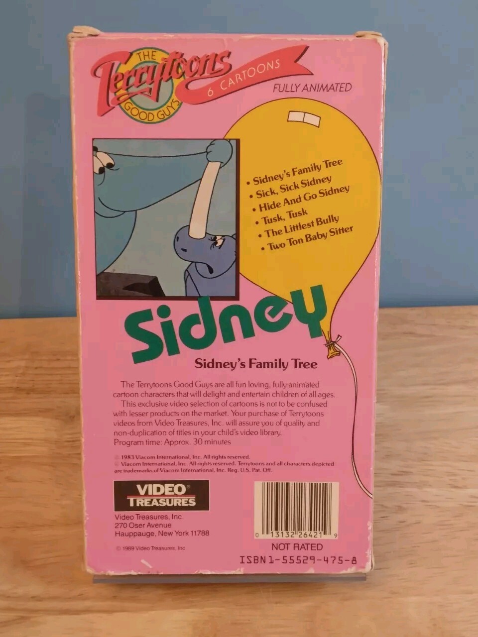 Sidney VHS Tape 1989 Terrytoons The Good Guys Animated Kids Cartoon