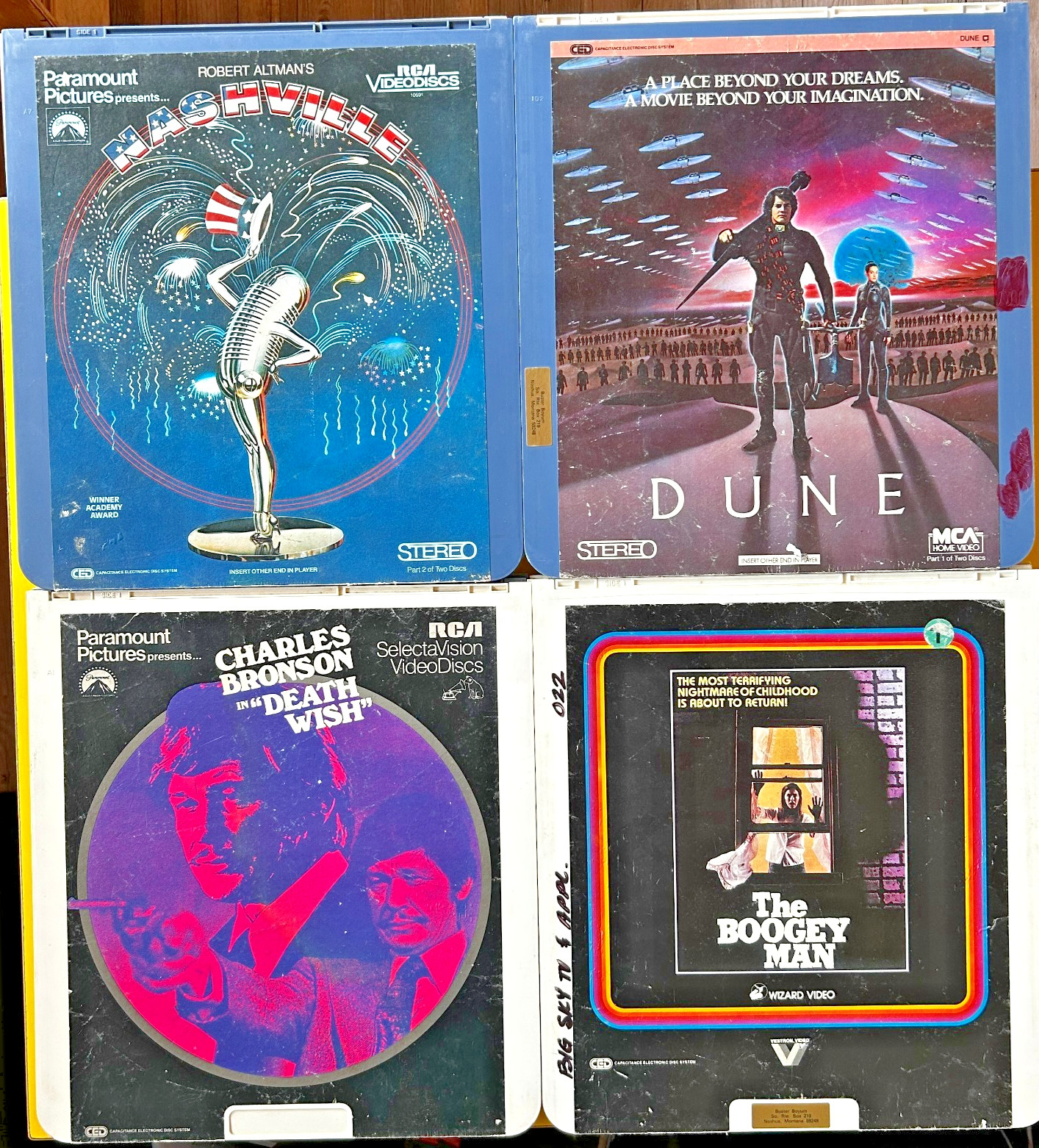 Lot of 19x CED Videodiscs~Vintage Movies Laser Discs~CLASSIC TITLES! Kubrick