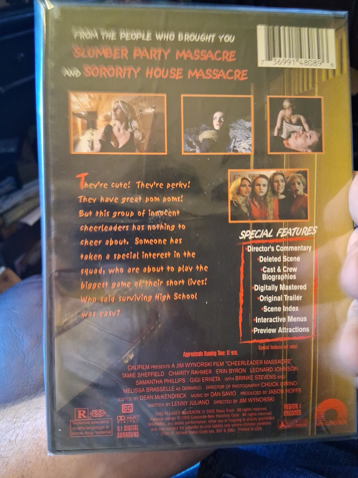 Cheerleader Massacre Factory Sealed Brand New Screener [DVD]