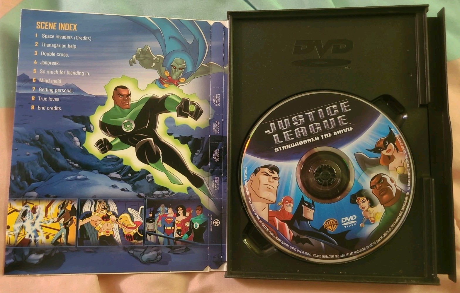 Justice League – Star Crossed: The Movie (DVD, 2004)