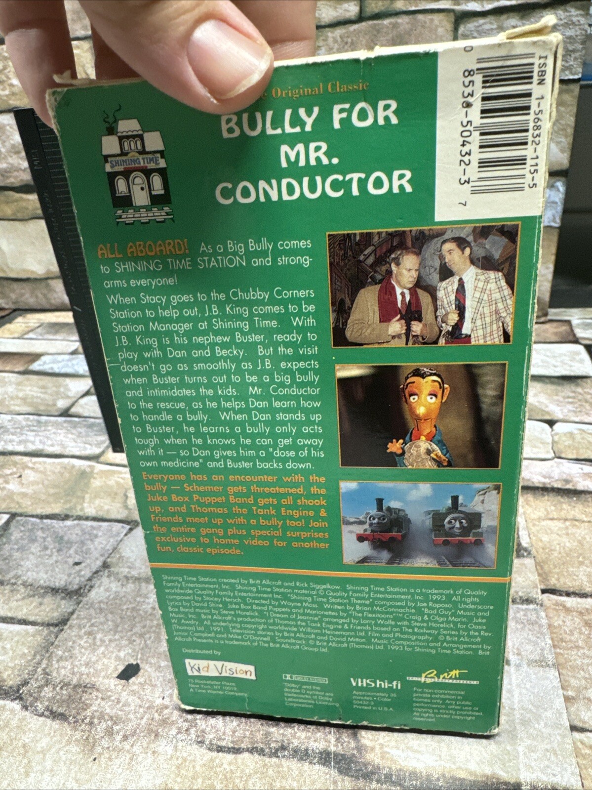 SHINING TIME STATION Bully For Mr. Conductor Vol 3 THOMAS TANK Original VHS TAPE