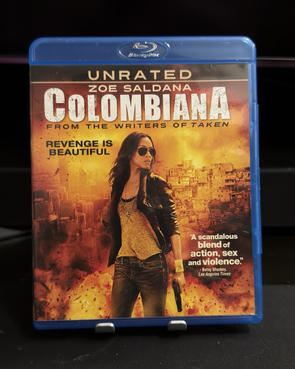 Colombiana Unrated Blu-ray (2011) Zoe Saldana Action Olivier Megaton