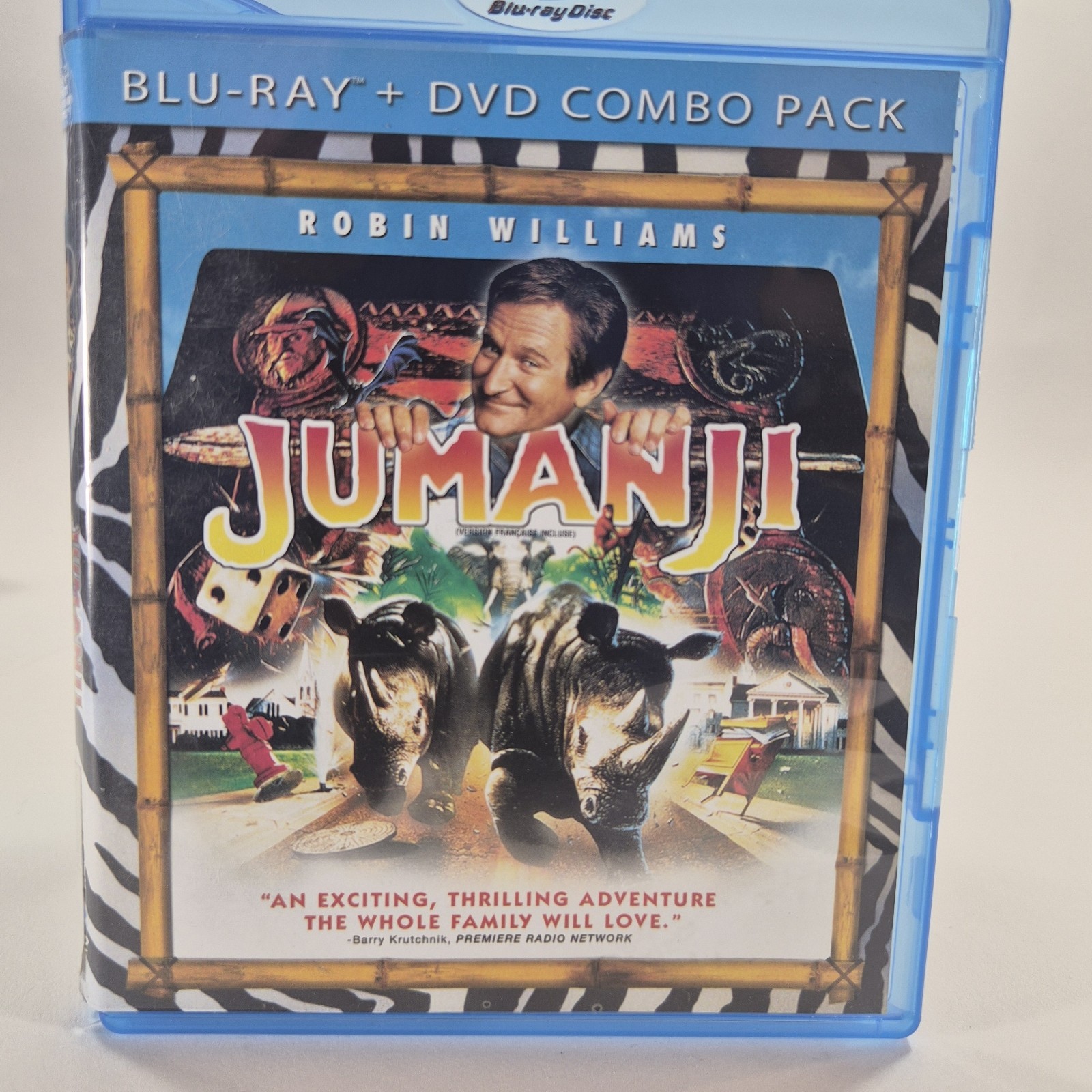 Jumanji Blu-Ray DVD 2-disc Combo Robin Williams 2011