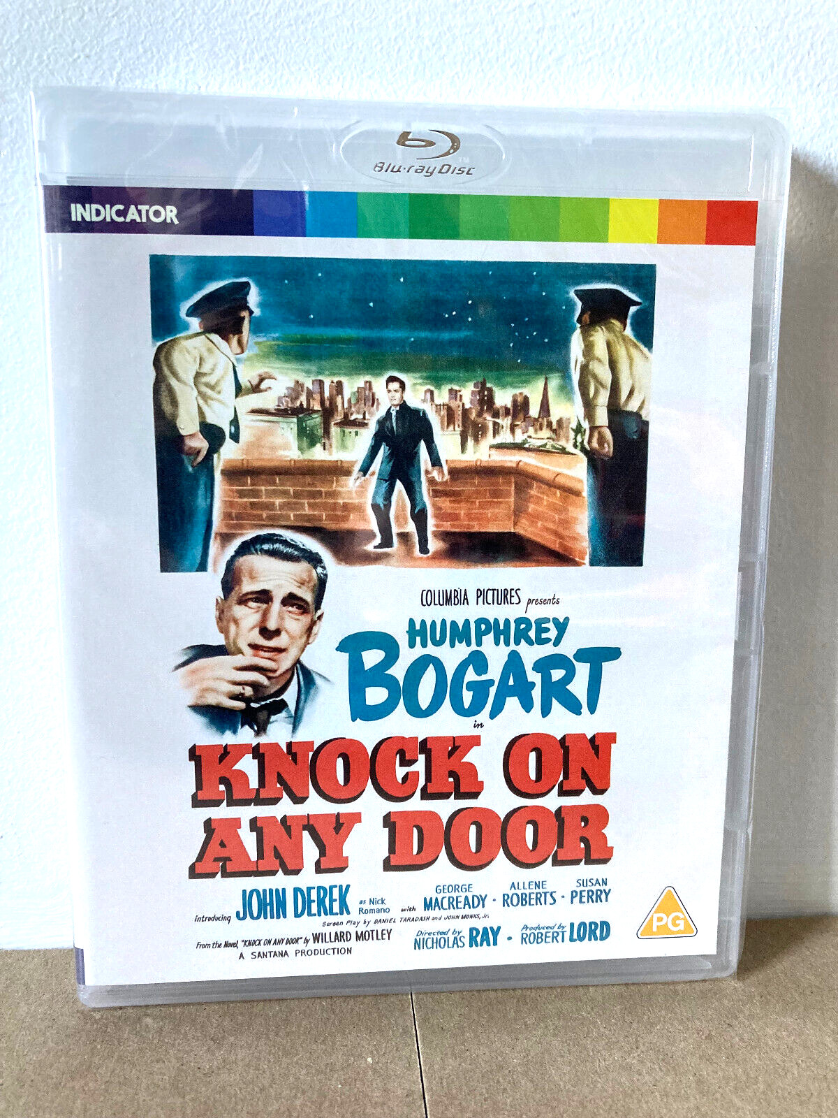 KNOCK ON ANY DOOR (Non-USA REGION B Blu-Ray) Indicator Bogart, Remaster PLS READ