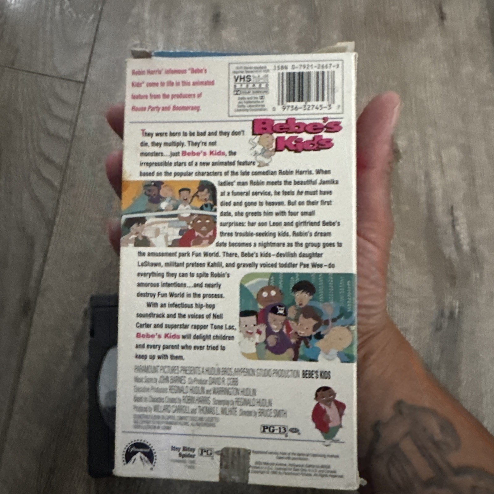 Bebe’s Kids VHS 1992 Robin Harris Animated Comedy Vintage Cult Classic Retro 90s