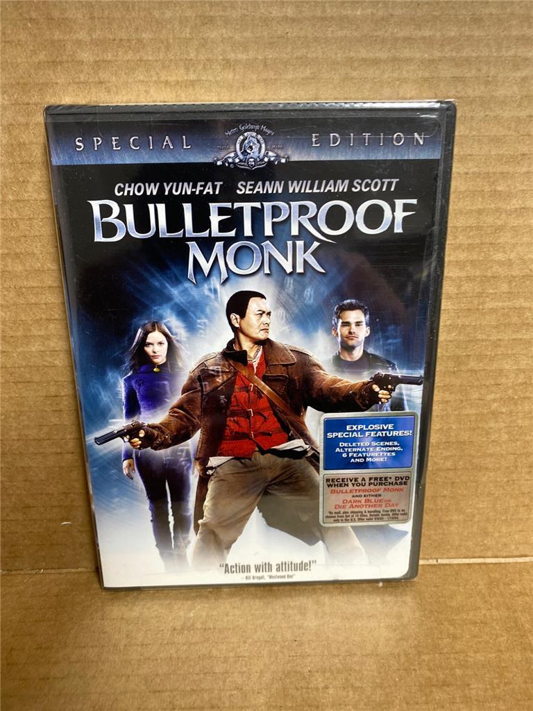 Bulletproof Monk (DVD, 2009). Chow Yun-Fat, Seann William Scott NEW