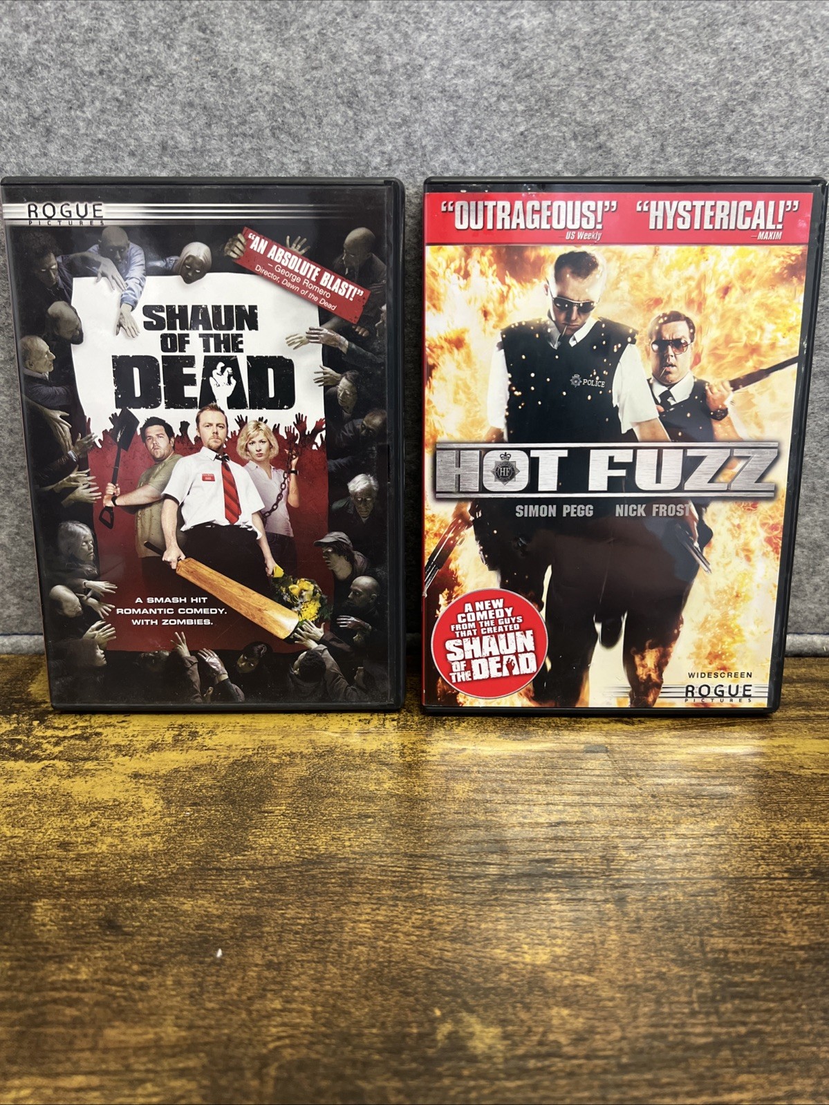 Shaun of the Dead and Hot Fuzz DVD Lot of 2, Simon Pegg, Nick Frost