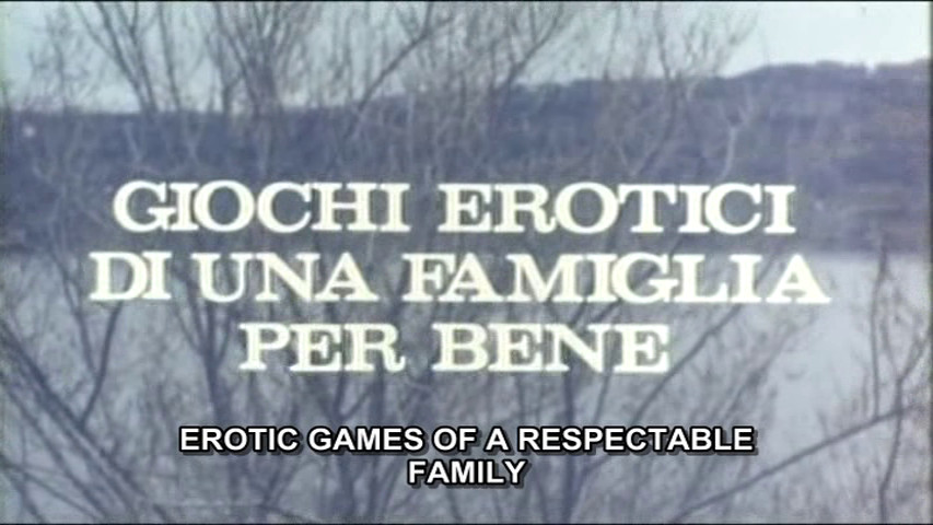 EROTIC GAMES OF A RESPECTABLE FAMILY (English subtitled)