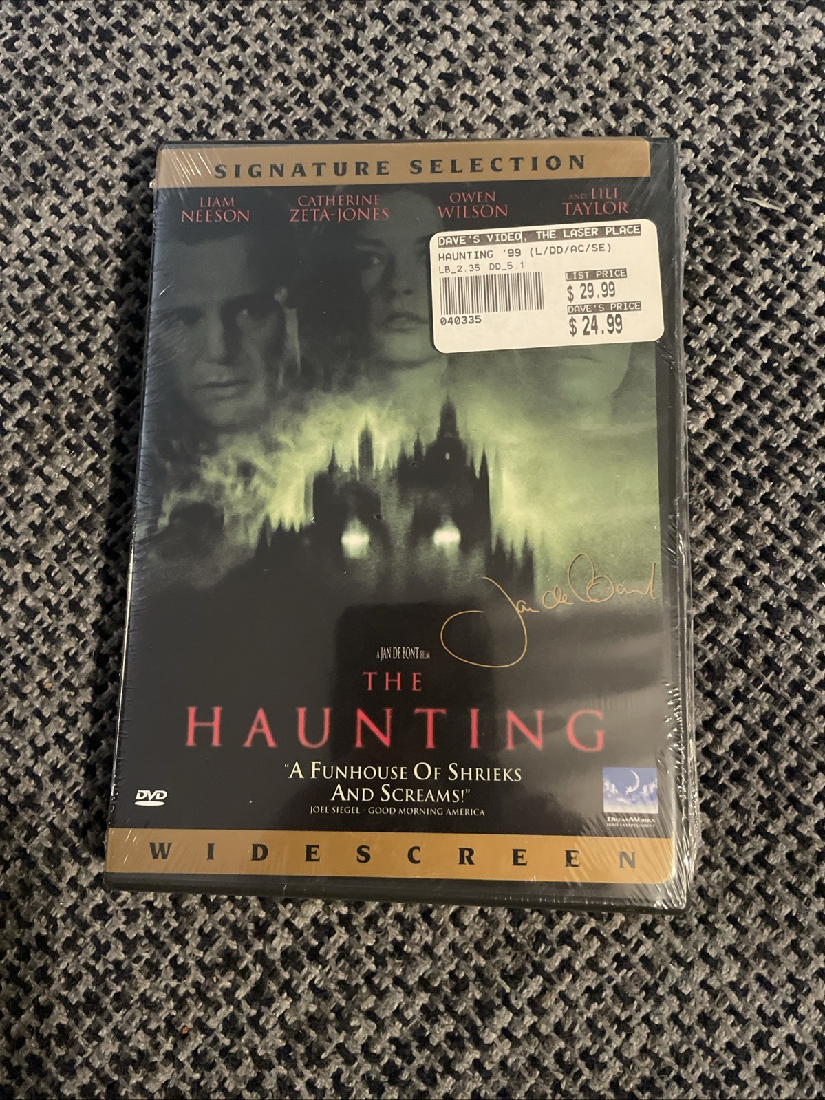 The Haunting (DVD, 1999) Dreamworks Liam Neeson Catherine Zeta-Jones Brand New!