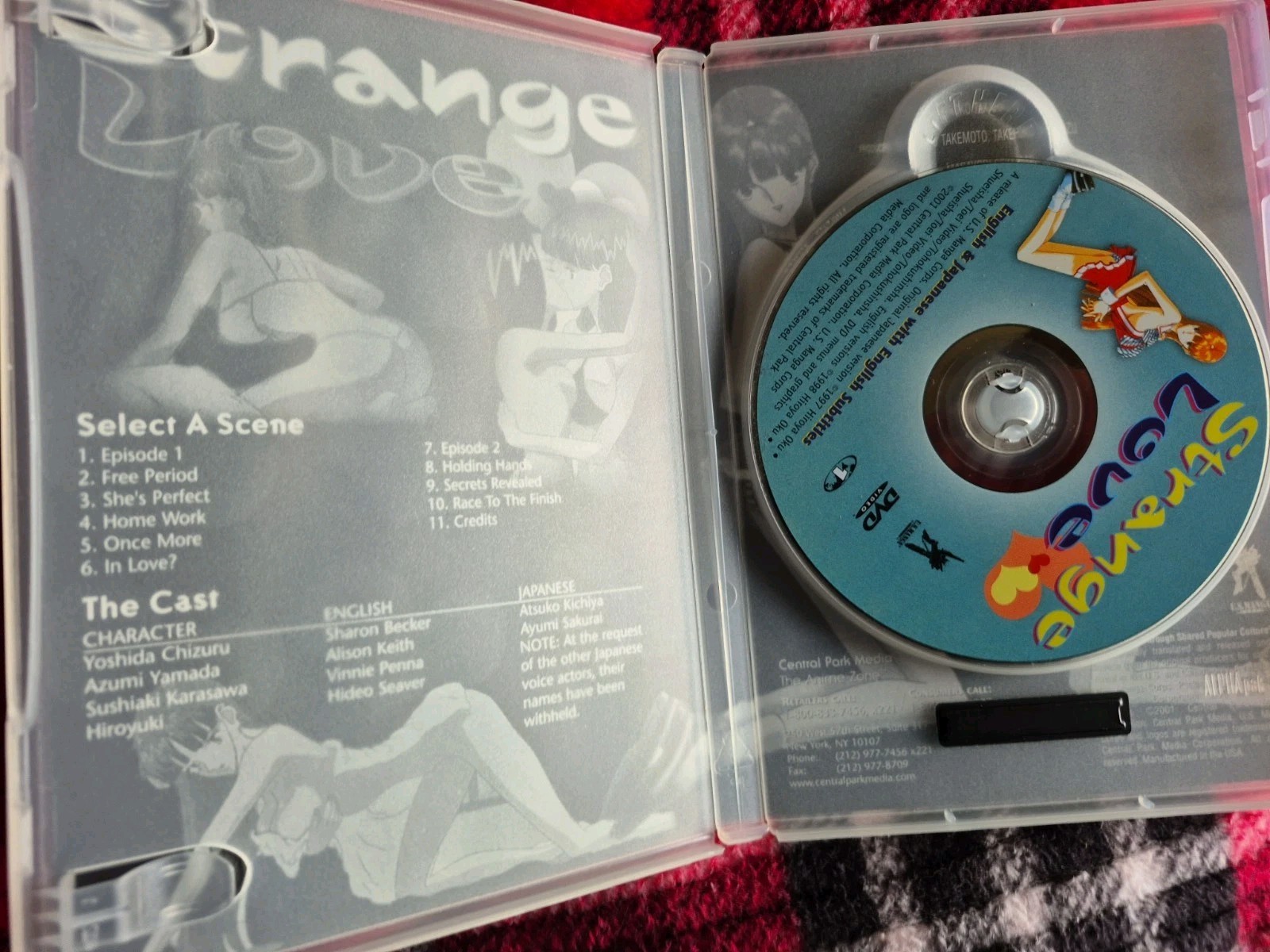 Strange Love DVD by U.S. Manga OOP English & Japanese With English Subtitles