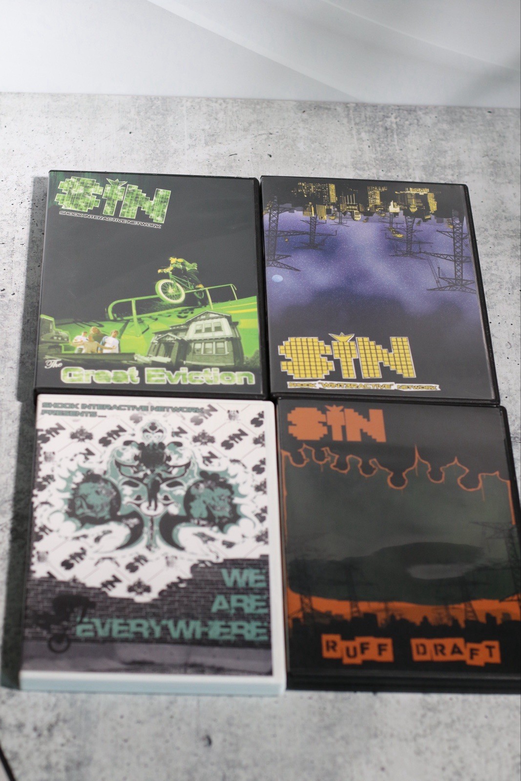 Shook Interactive 4 DVD Lot BMX Ruff draft We Are Everywhere Great Eviction