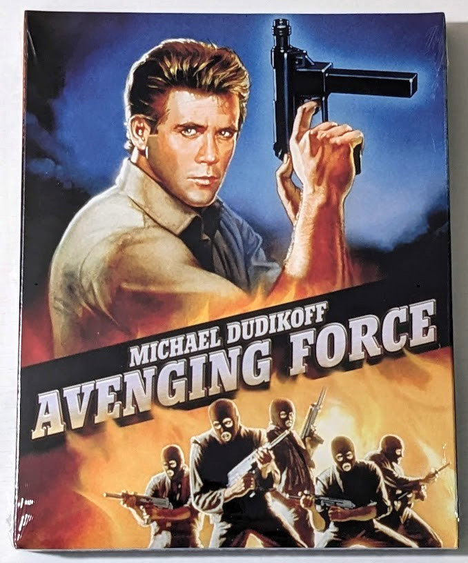 Avenging Force (Blu-ray + Slipcover, 1986) Factory Sealed