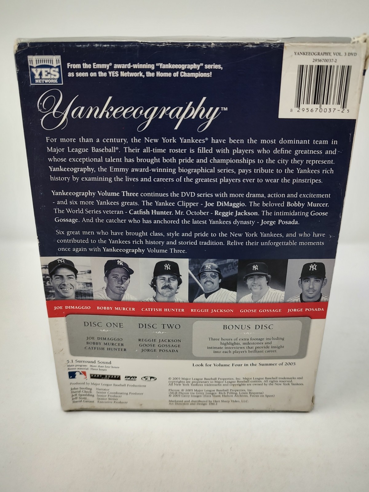 New York Yankees Essential Games Yankee Stadium 6 DVD Set Sealed + Yankeeography