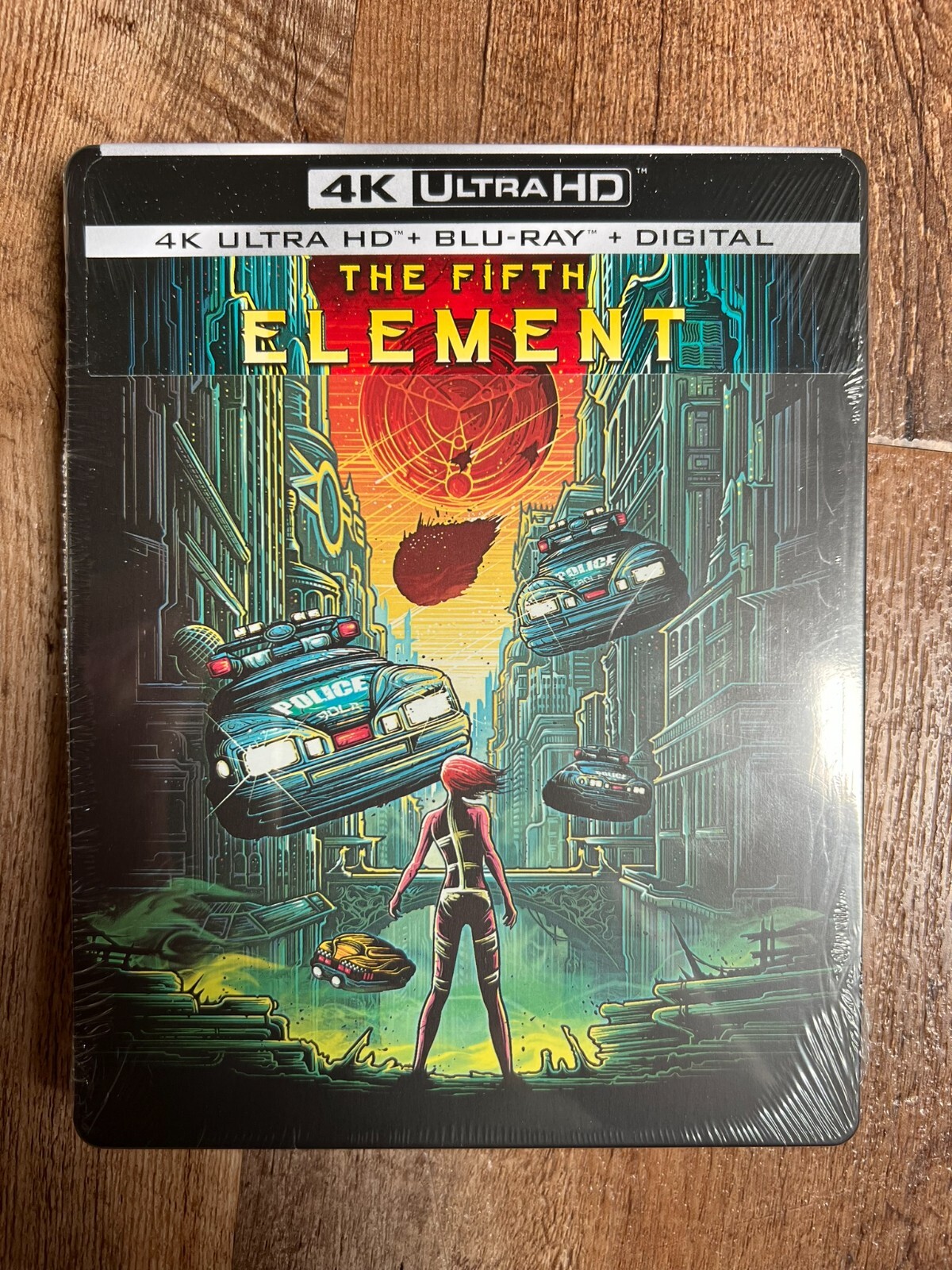 The Fifth Element w. Steelbook (4K UHD + Blu-ray + Digital, 1997, Region Free)
