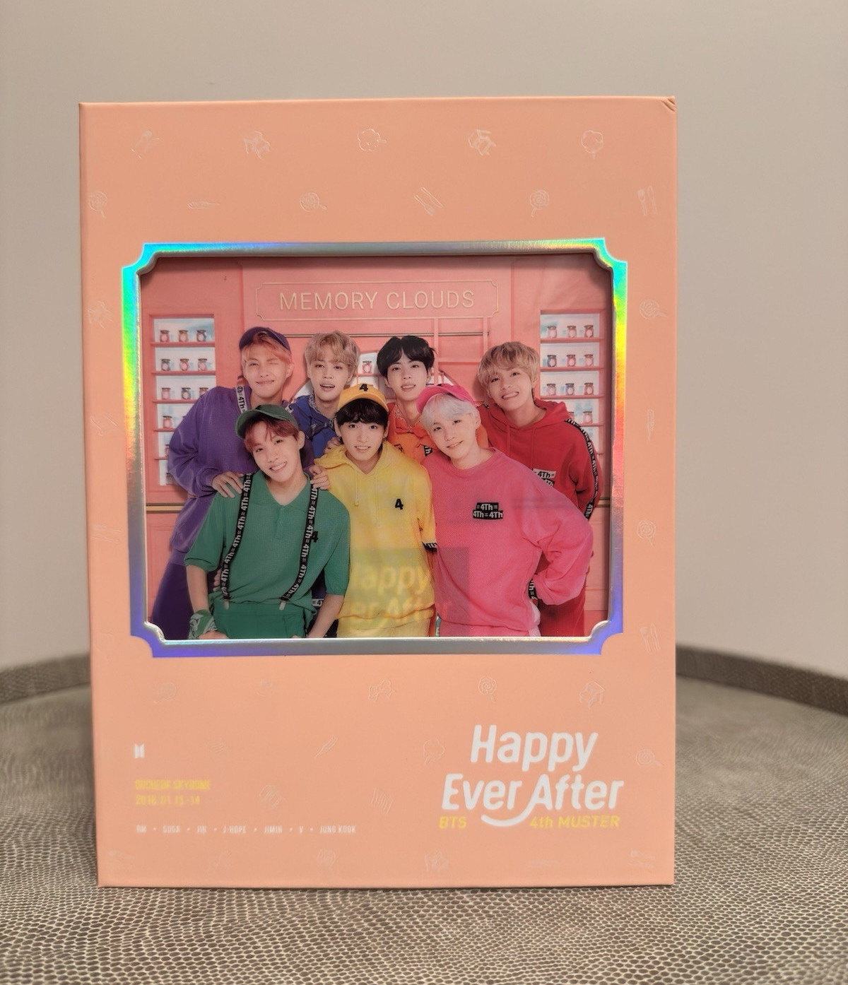 BTS Happy Ever After (BTS 4th Muster) DVD 3-Disc Set Pink Box