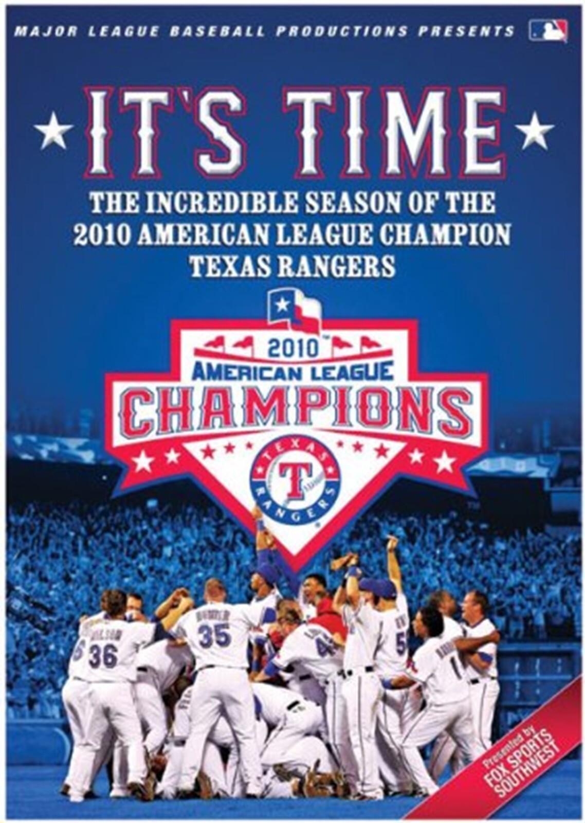Its Time, MLB: Season of the 2010 Champion Texas Rangers (DVD, 2010) New/Sealed