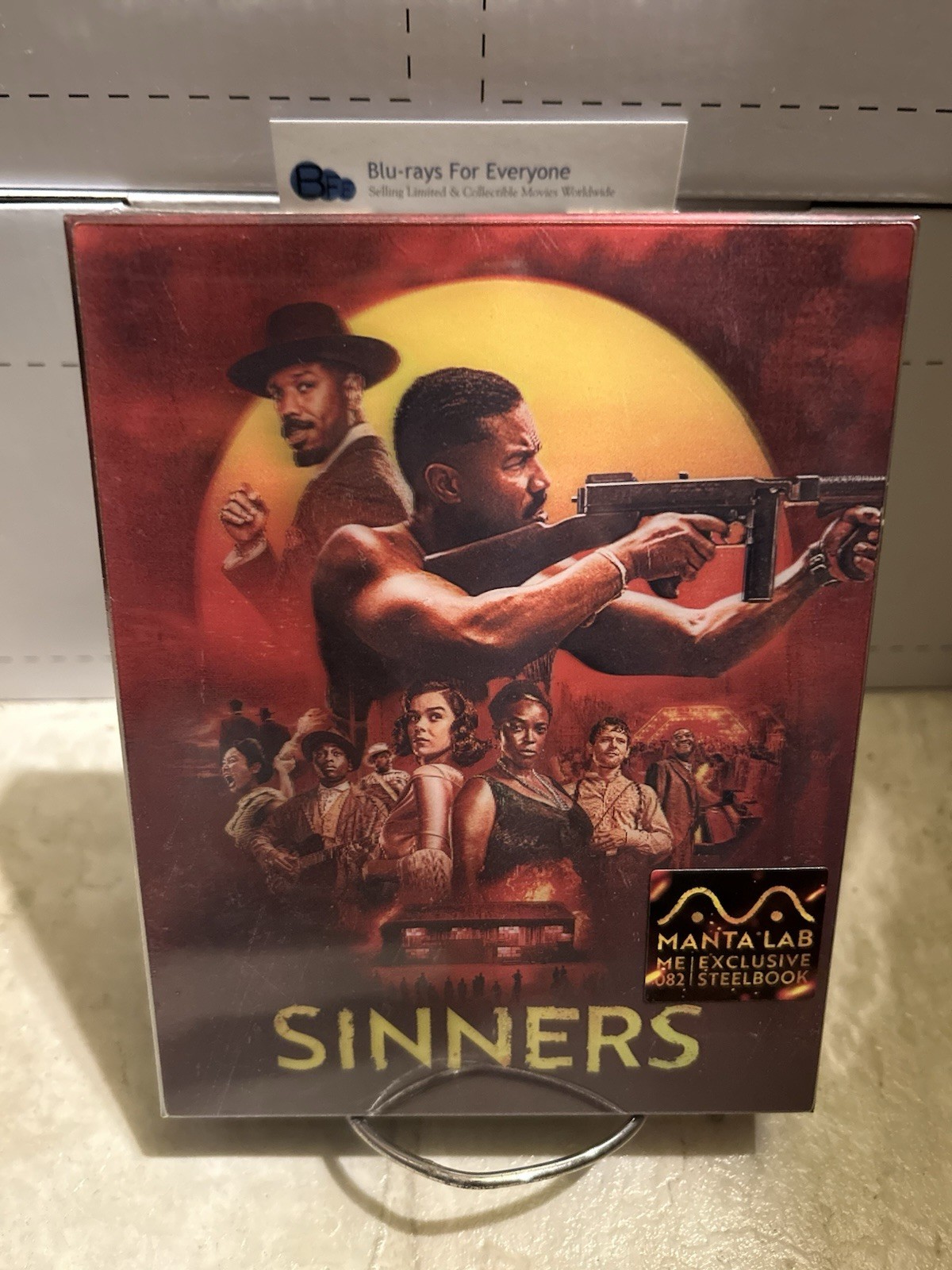 Sinners 4K Double Lenticular A SteelBook UHD Blu-ray [2025] MANTA LAB ShpNextDay