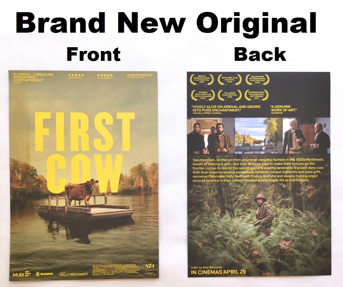 New FIRST COW 2020 Dairy Original Movie Cinema Poster Sheet Flyer Wall Deco Art