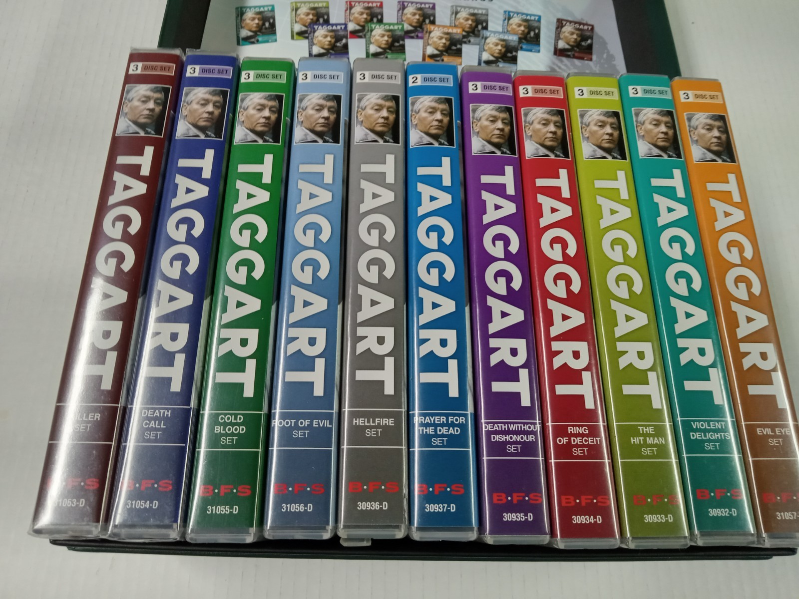 11 Vol TAGGART Scottish Police Series Set Original Series Pre Owned Complete