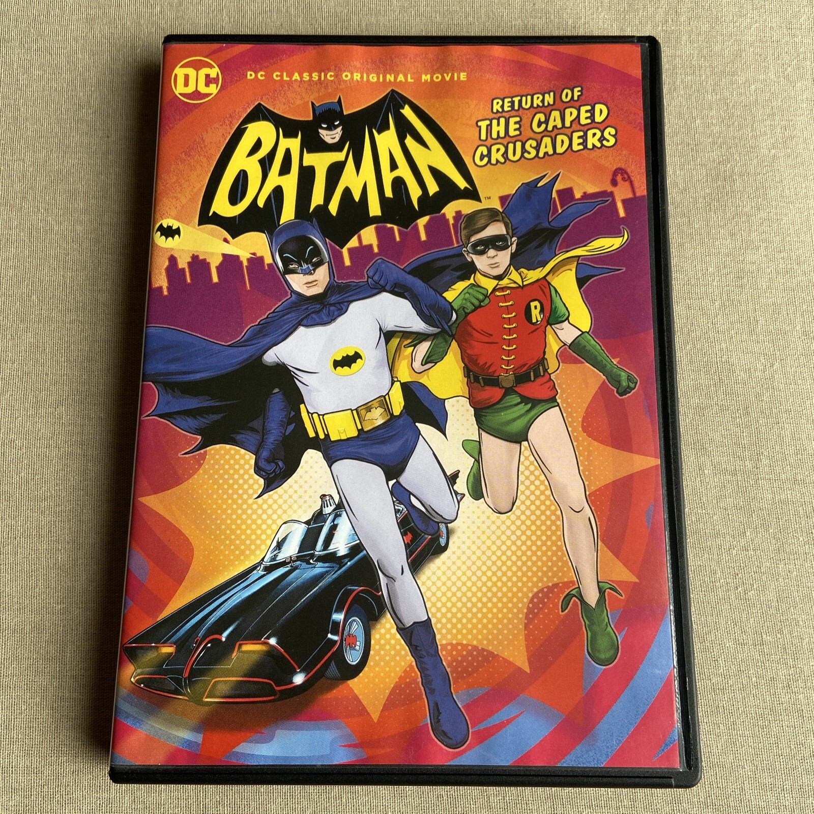 Batman: Return of the Caped Crusaders (DVD 2016) Animated Movie Adam West Ward +
