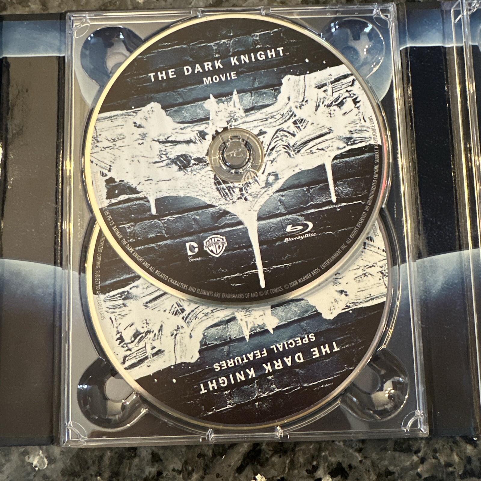The Dark Knight Trilogy Blu-ray Set Batman Begins Dark Knight Rises etc.