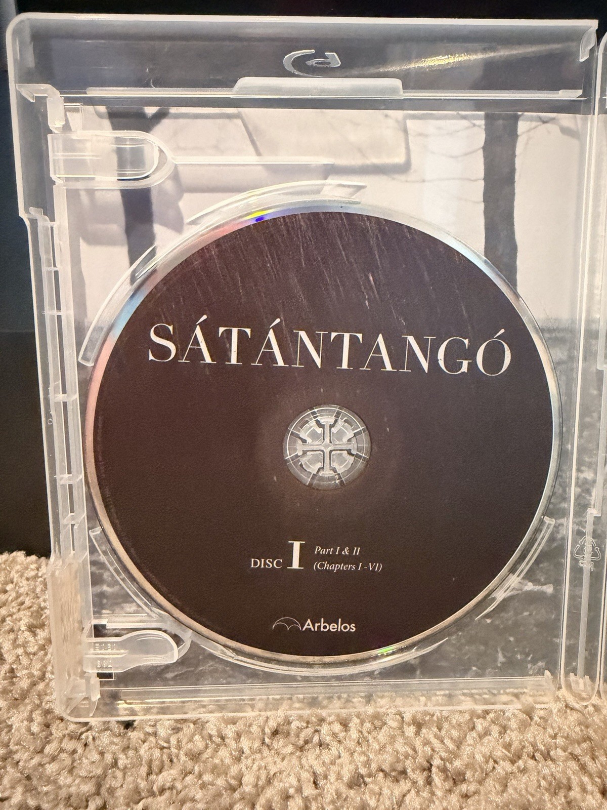 Arbelos Sátántangó Blu-ray Bela Tarr Hungarian w/English Subs B&W 439 Min
