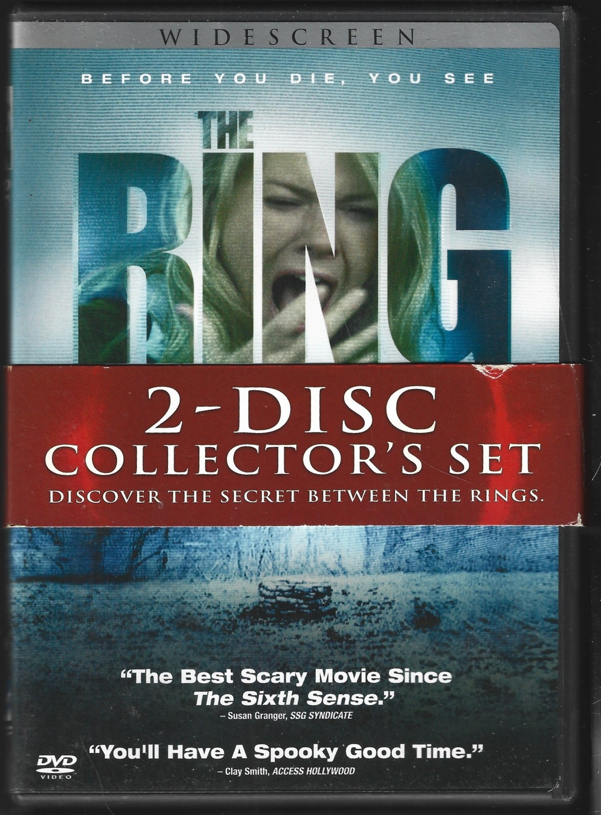 The Ring Collectors 2-Disc Set 2005 Horror Suspense Scary Movie & Short VG