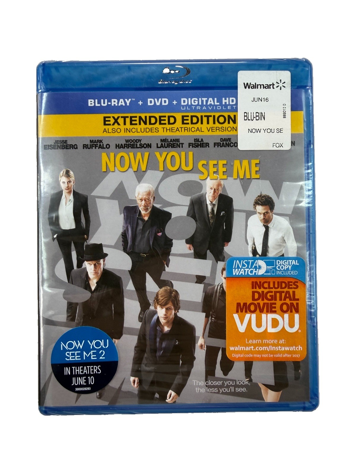 Now You See Me [Blu-ray + DVD + Digital] Extended Edition