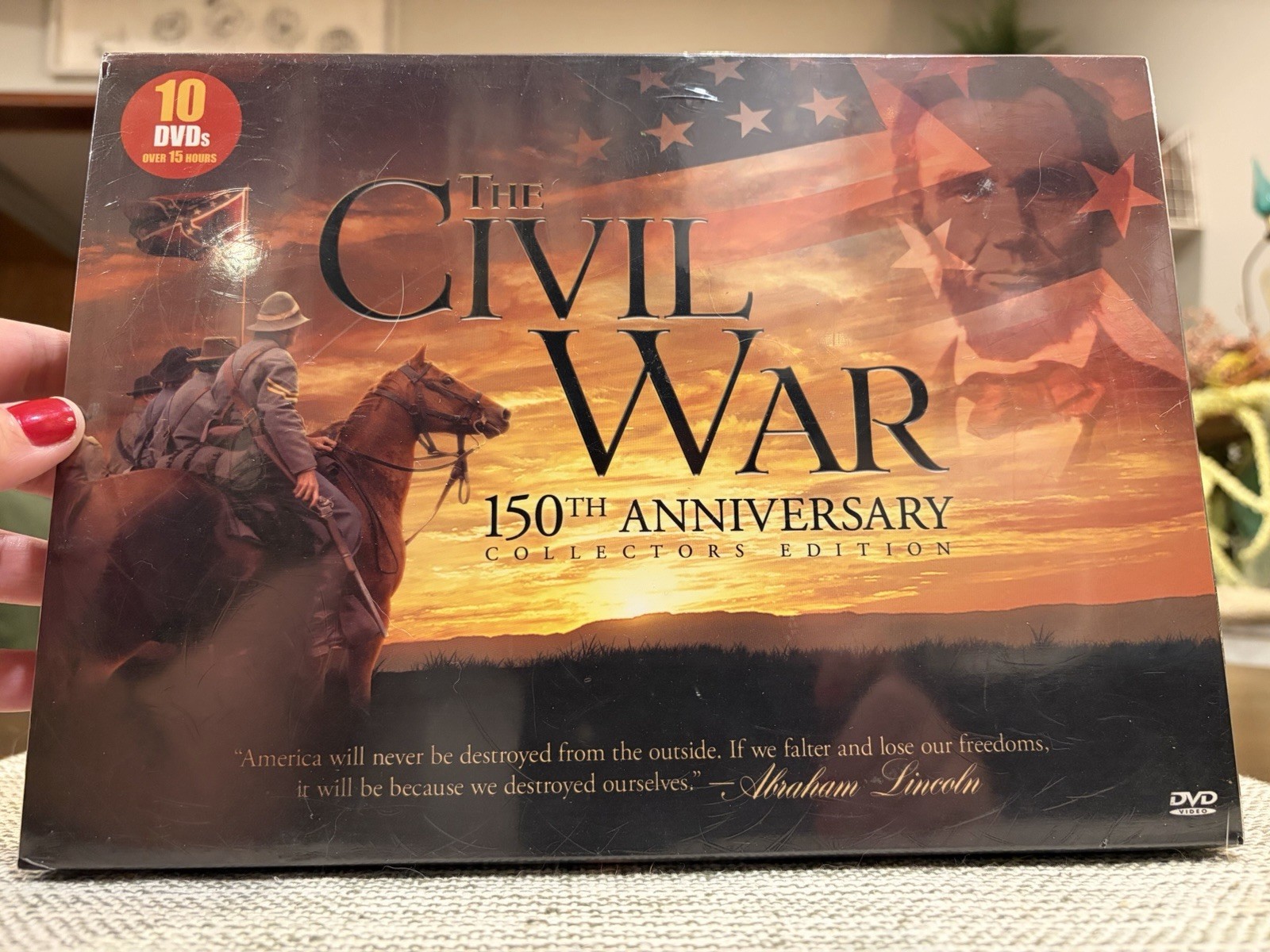The Civil War: 150th Anniversary Collector’s Edition (DVD, 2011) 10 DVD Set New