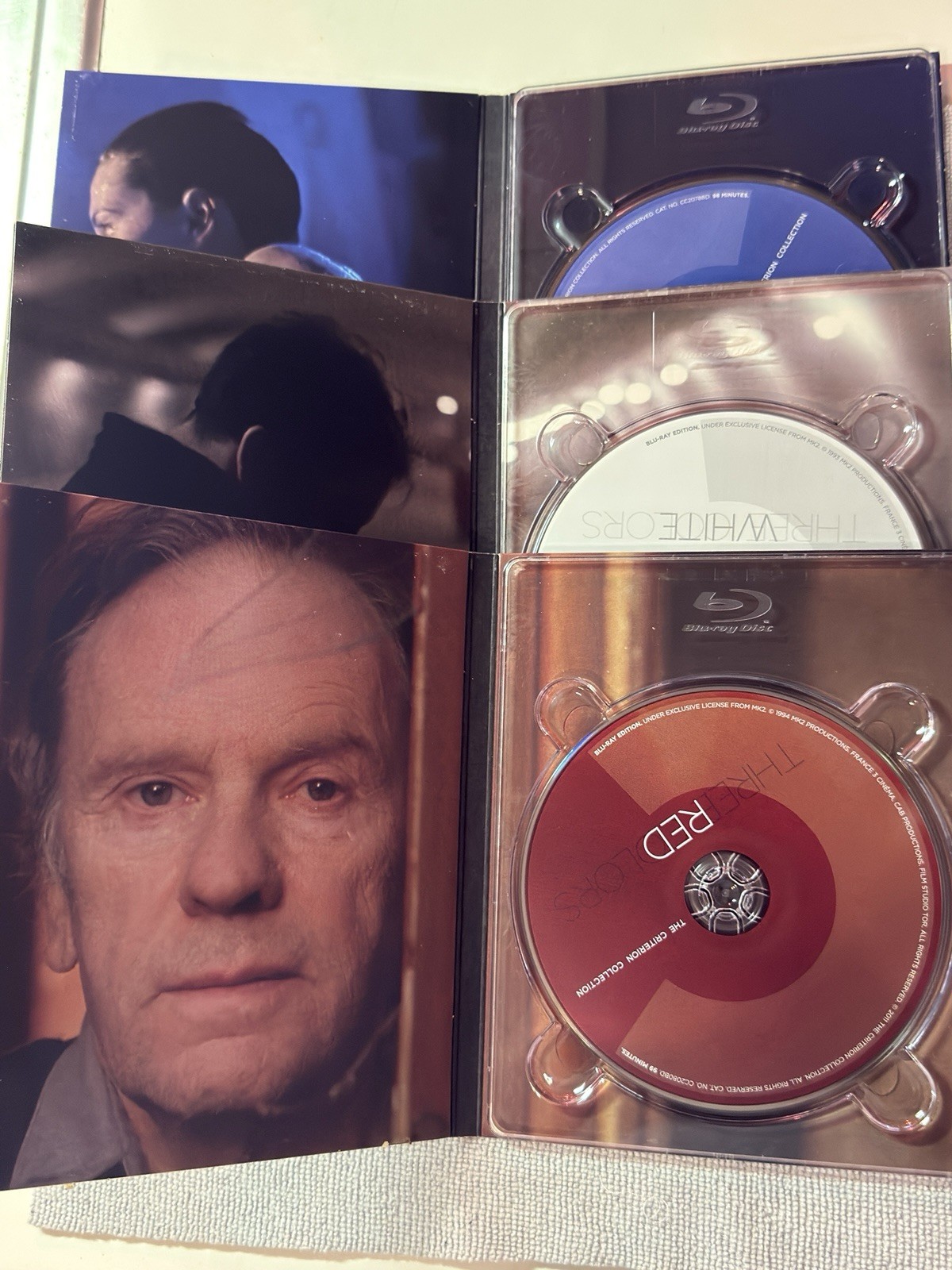 Three Colors Trilogy: Blue, White, Red Blu-ray Criterion Box Set