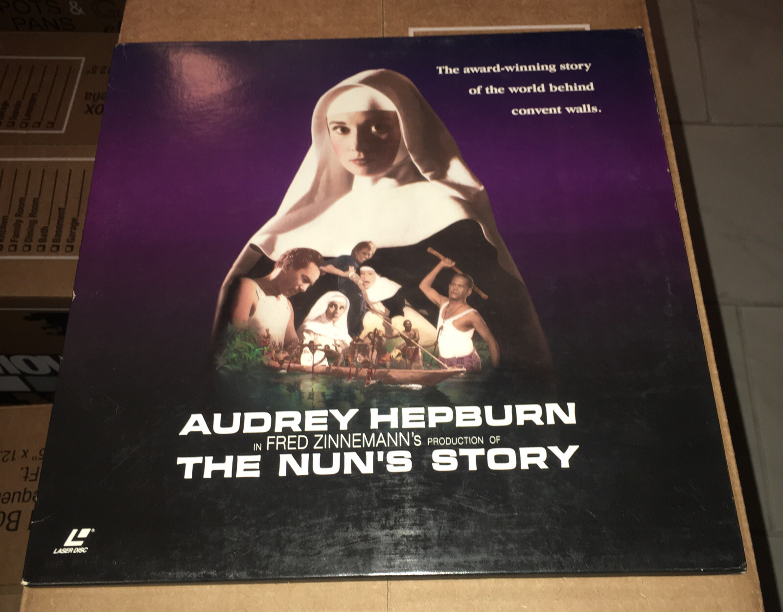 The Nun’s Story (Laserdisc) AUDREY HEPBURN includes trailer GREAT FILM! RARE!