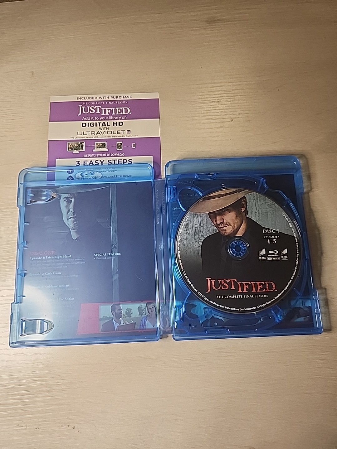 Justified: The Final Season [Blu-ray + UltraViolet], DVD Widescreen, Closed-capt