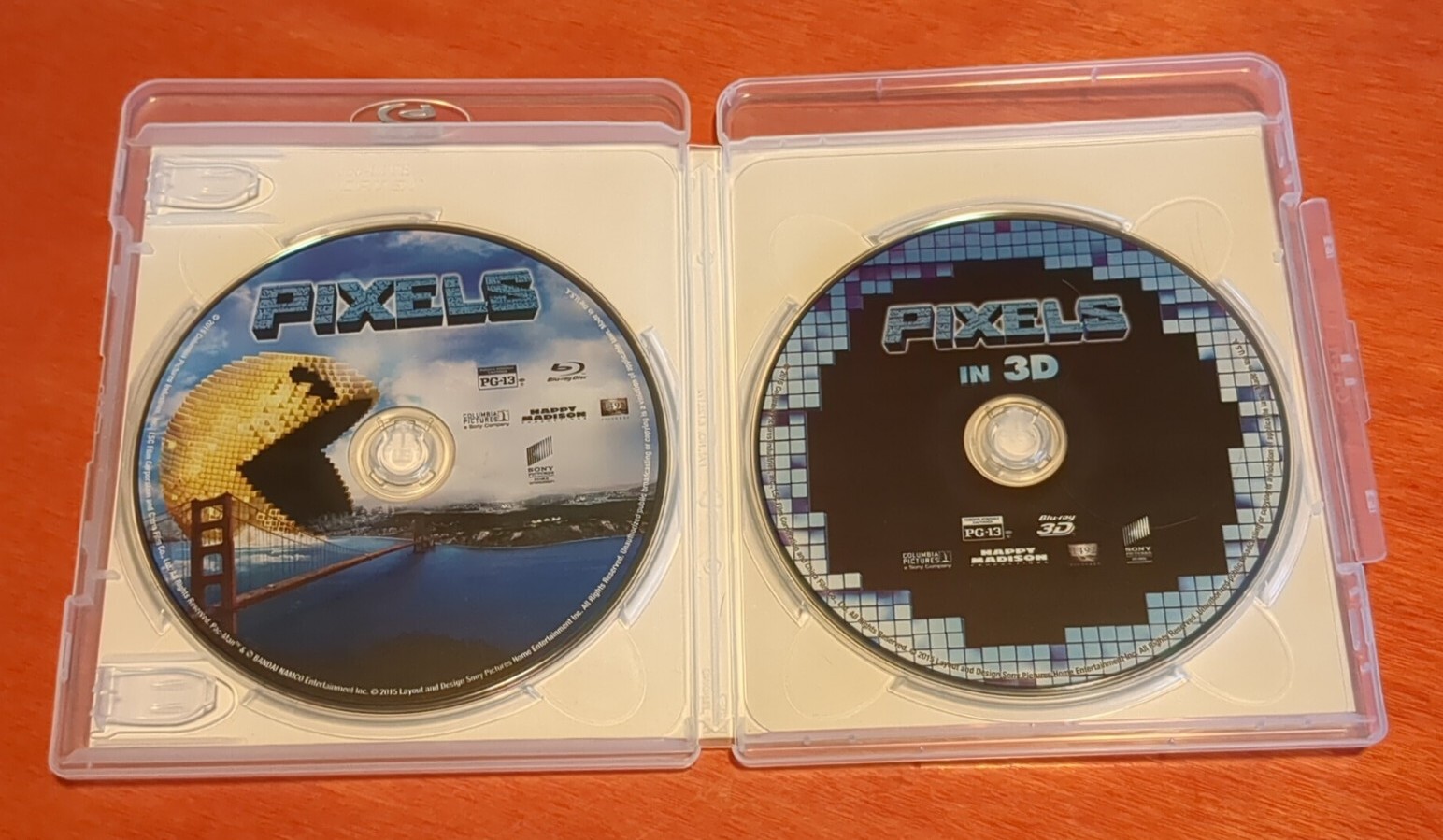 Pixels 3D blu-ray Adam Sandler Chris Columbus Kevin James Peter Dinklage