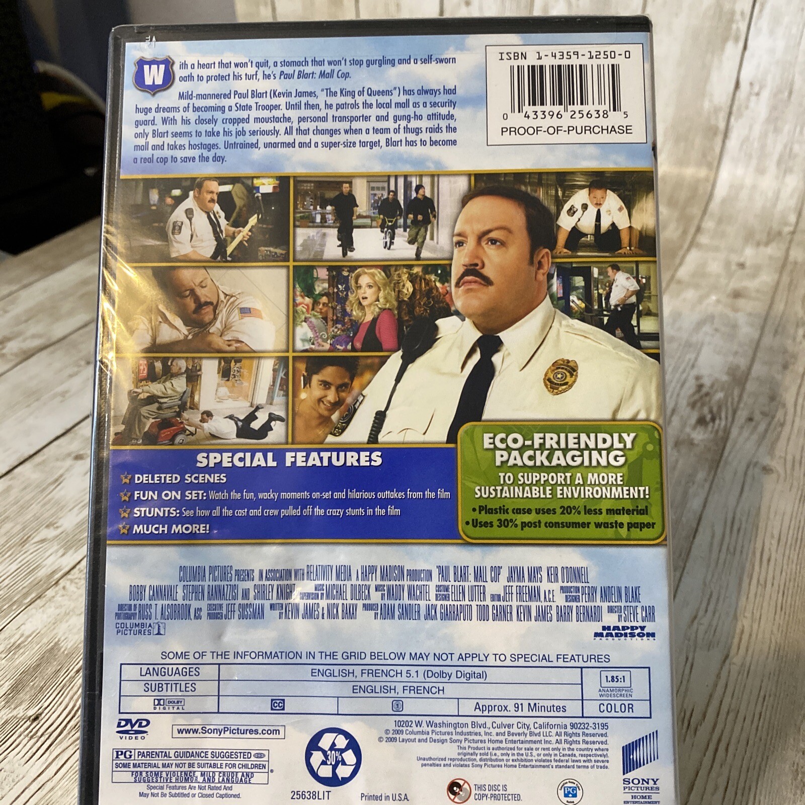 Paul Blart: Mall Cop (DVD, 2009 Widescreen) New Factory Sealed