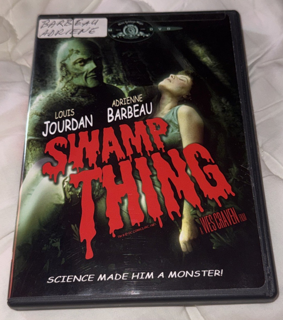 Swamp Thing 1981 (DVD 2005) MGM Horror Sci-Fi Wes Craven Widescreen Full Screen
