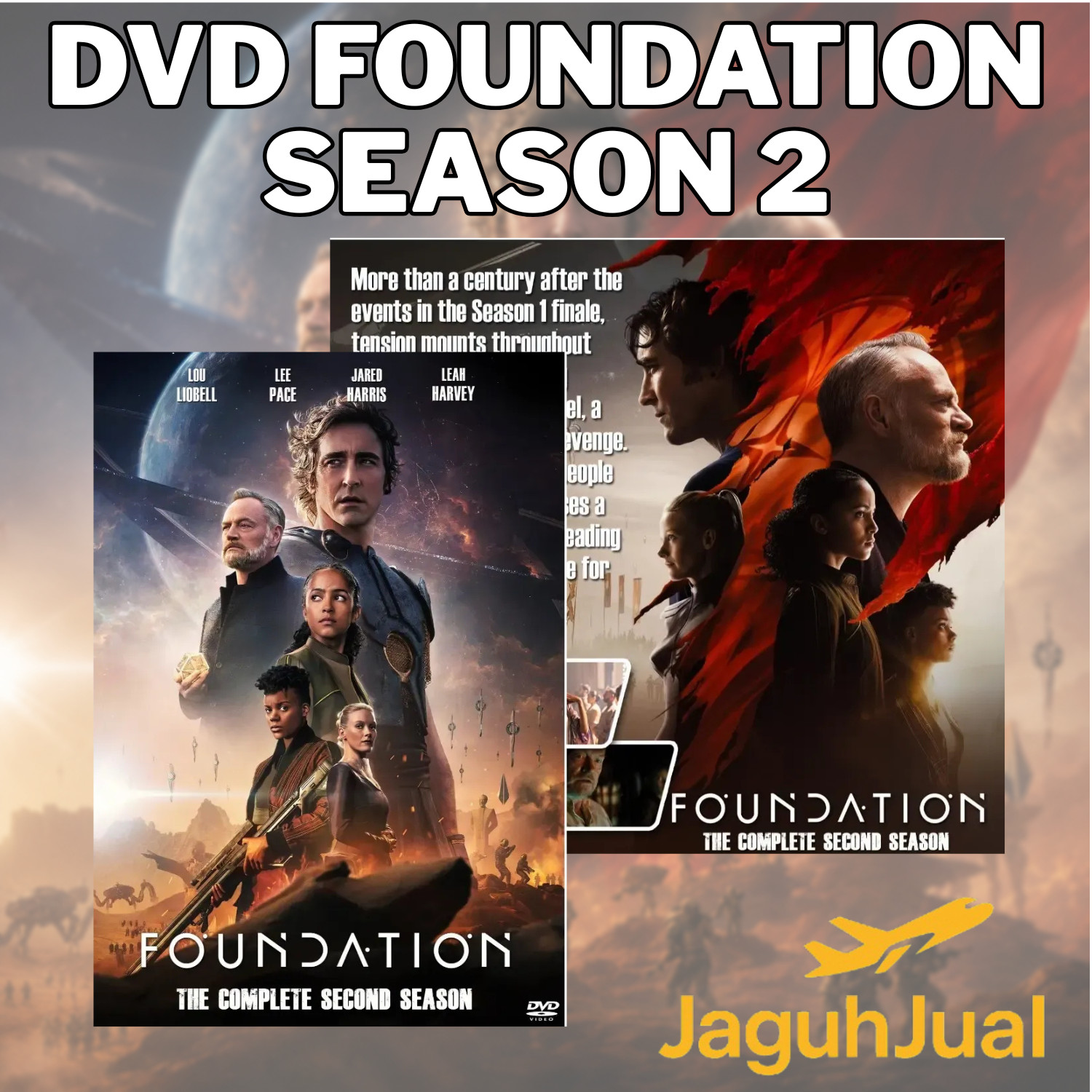 Foundation Season 2 DVD Set Region Free English Audio EN/CH/Malay Subs