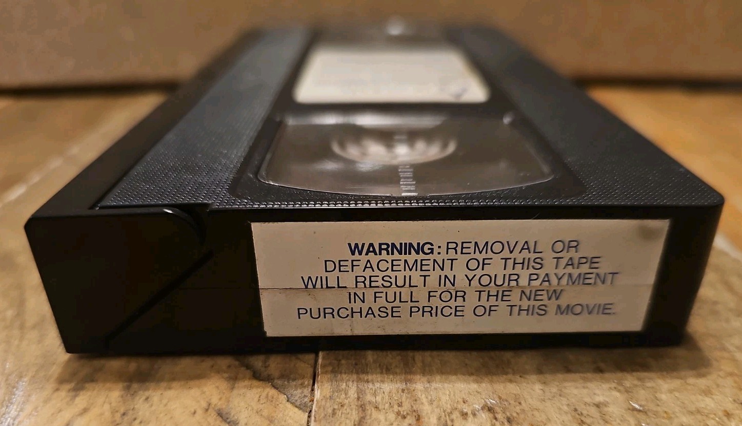 Last Man Standing 1987 Rare (VHS Clamshell Former Rental 1998)