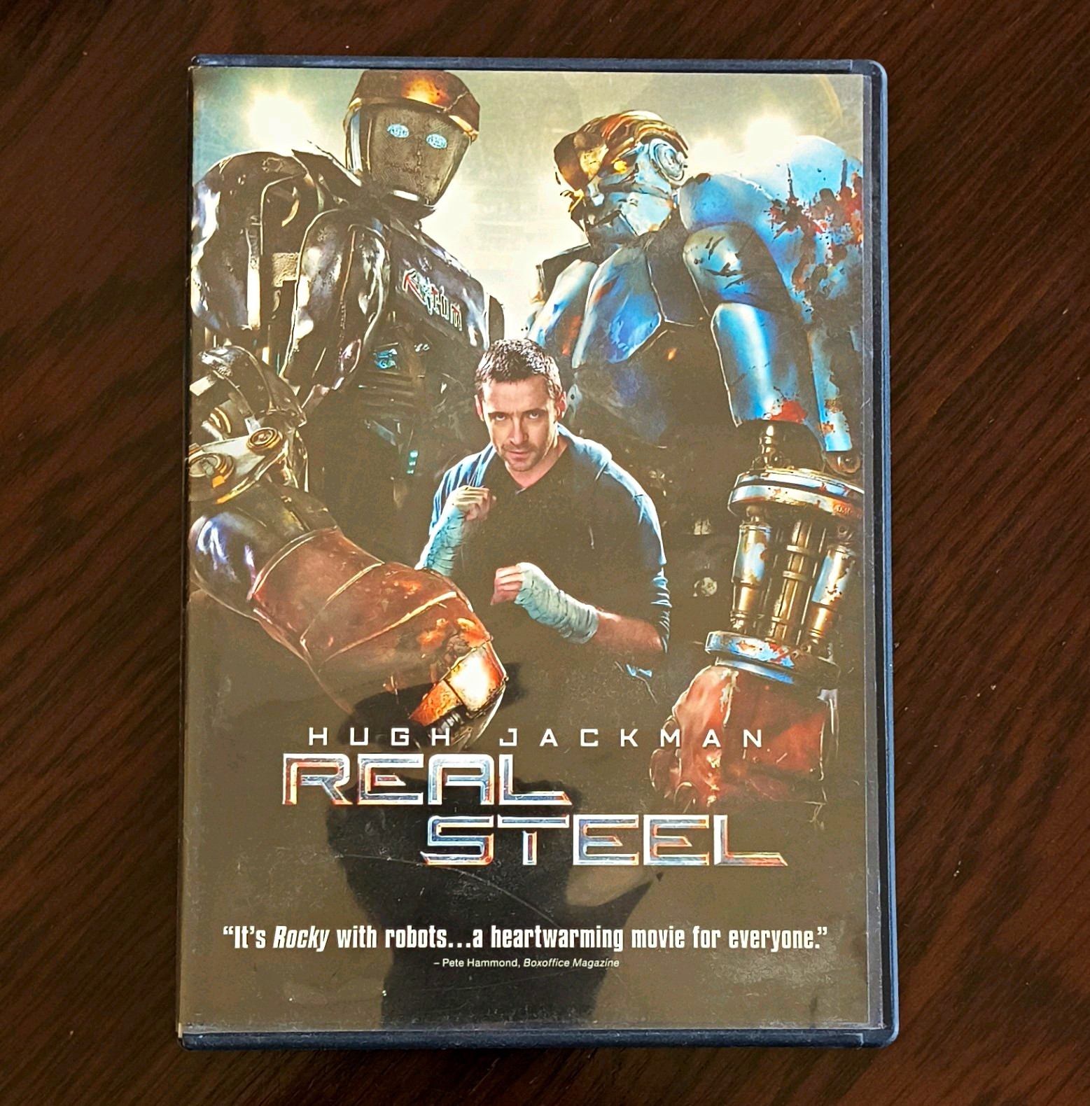 Touchstone Real Steel DVD Tall Case Widescreen Commentary PG-13 2012 127min