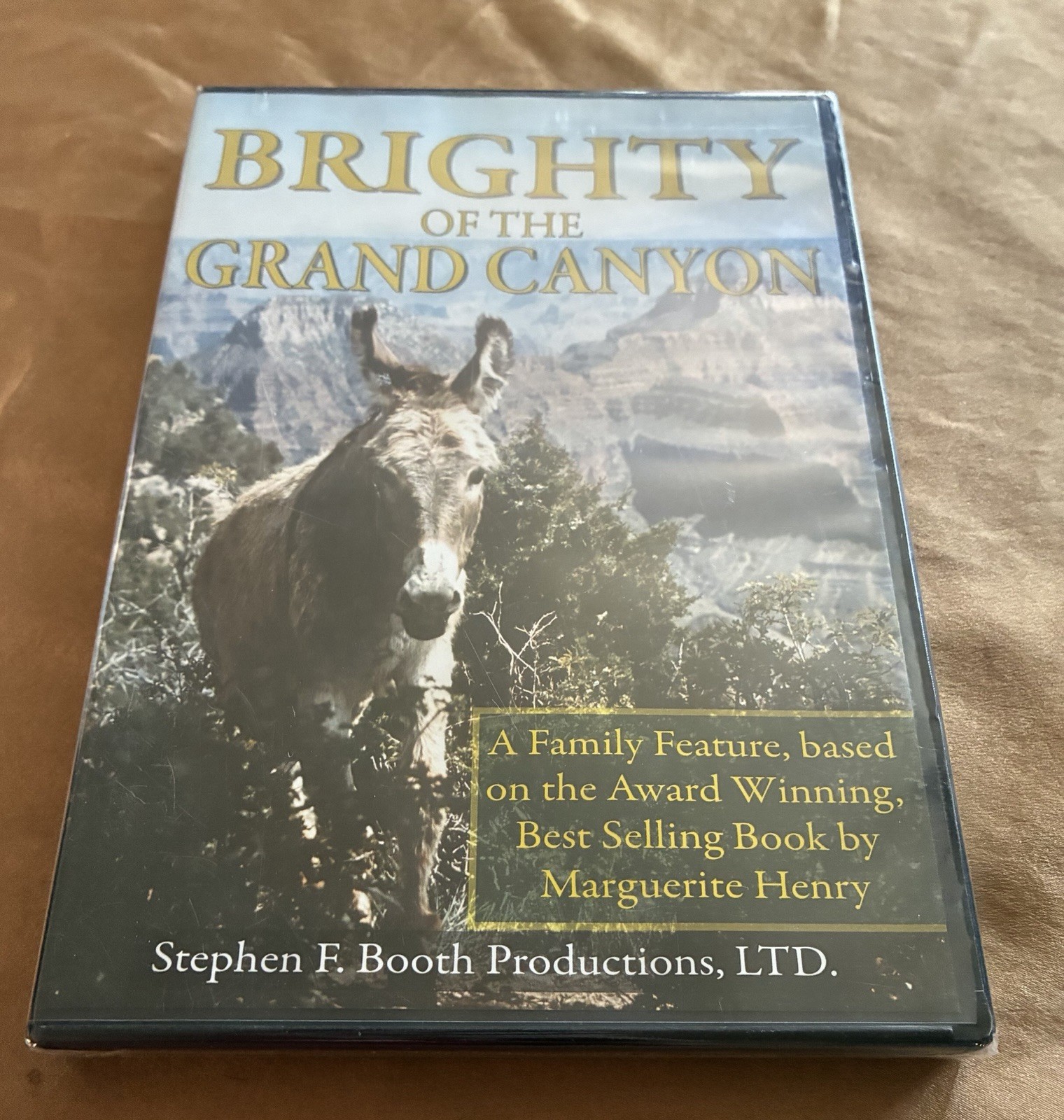 Brighty of the Grand Canyon DVD Stephen Booth Based on Marguerite Henry SEALED