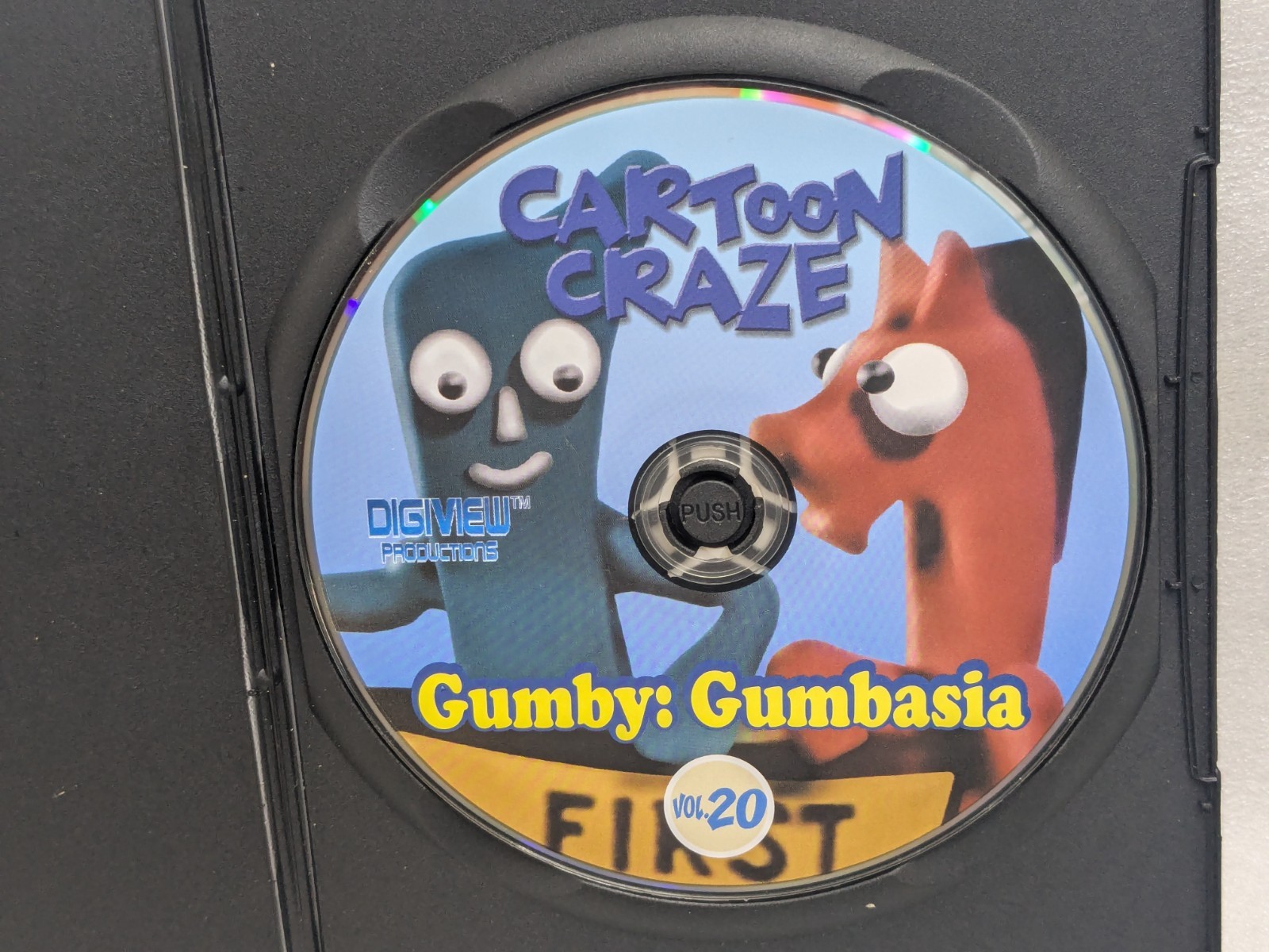 Gumby Gumbasia Cartoon Craze Vol 20 (DVD, 2004, Digiview Productions)