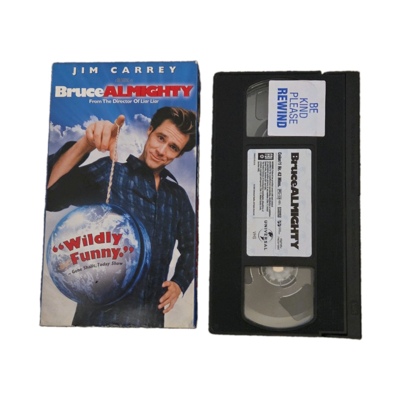 Universal Bruce Almighty VHS NTSC PG-13 Full Screen Jim Carrey 2003