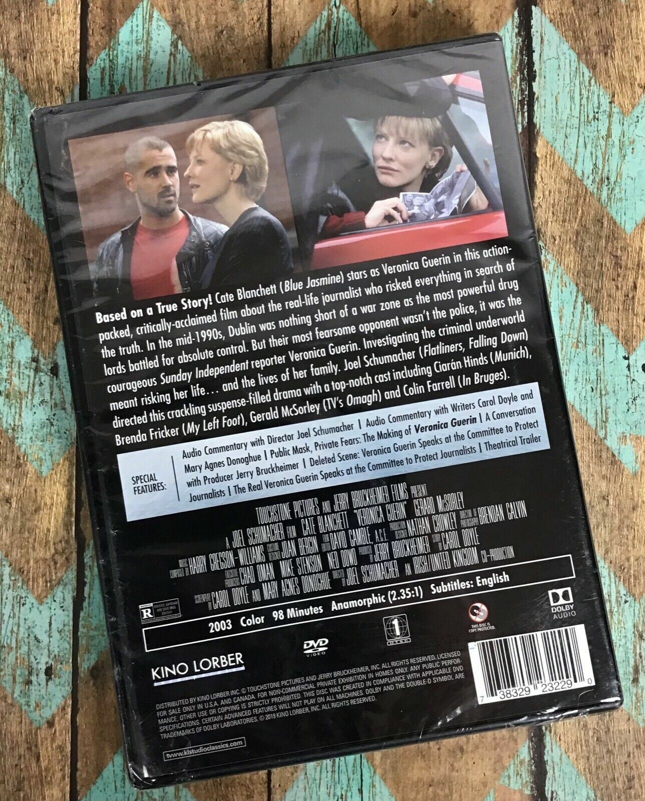 Veronice Guerin / 2003 DVD Movie Drama / Cate Blanchett / Jerry Bruckheimer