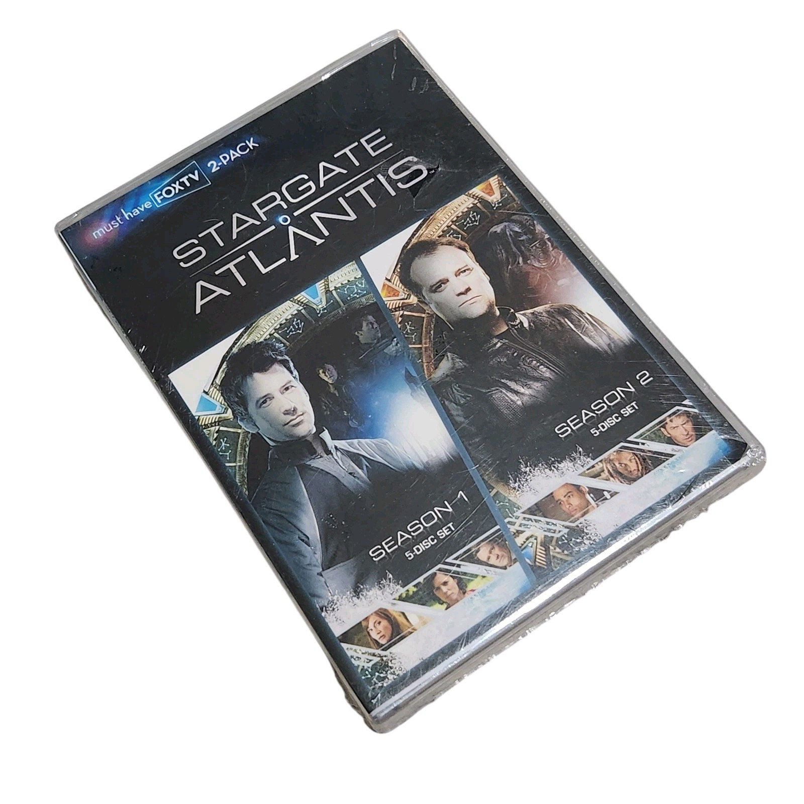 STARGATE ATLANTIS SEASON 1 & 2 (10 DISCS) DVD NEW Sealed FoxTV 2 Pack