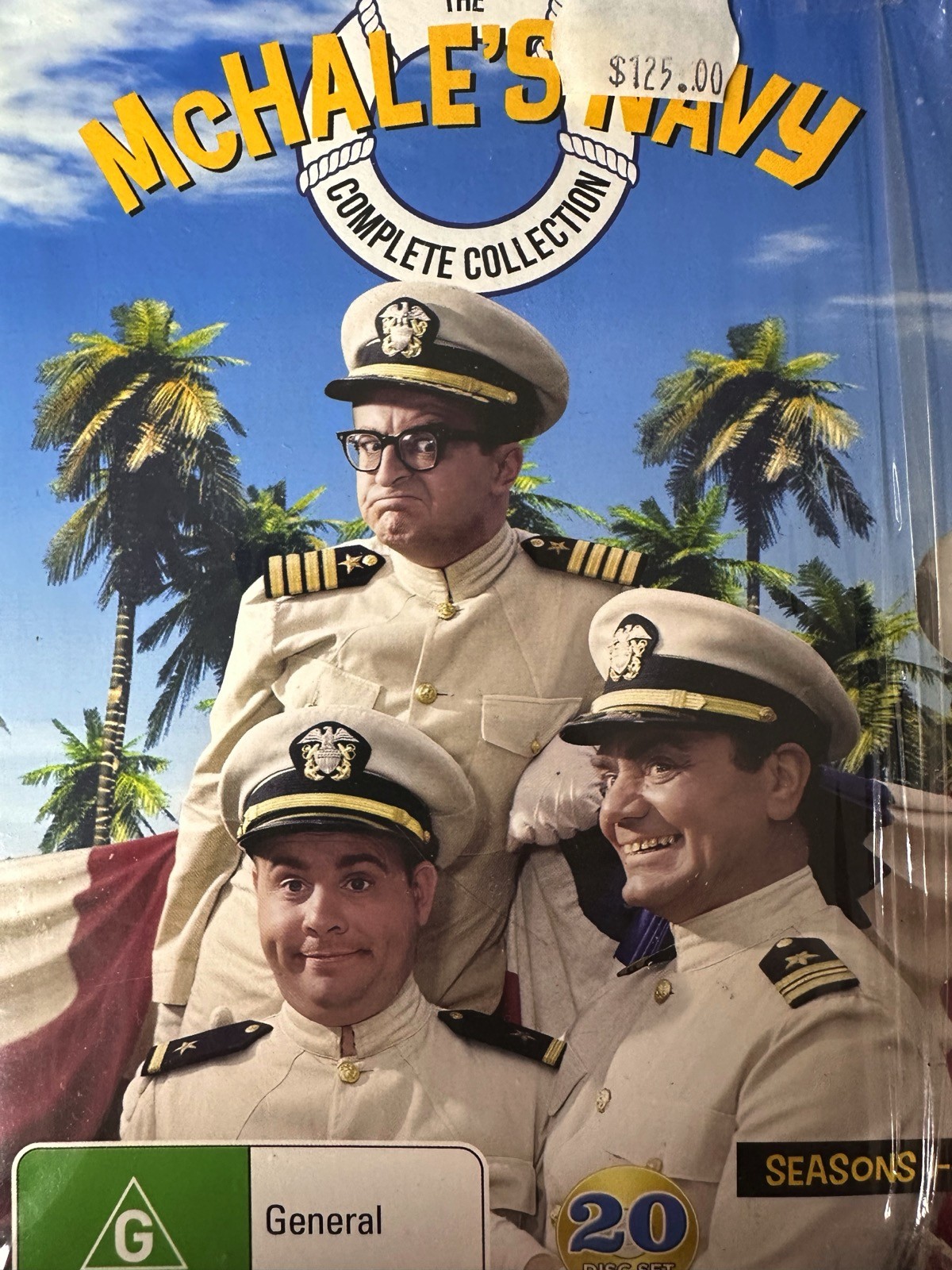 McHALE’S NAVY – The Complete Series 1-4 20 x DVDs AS NEW! Season 1 2 3 4