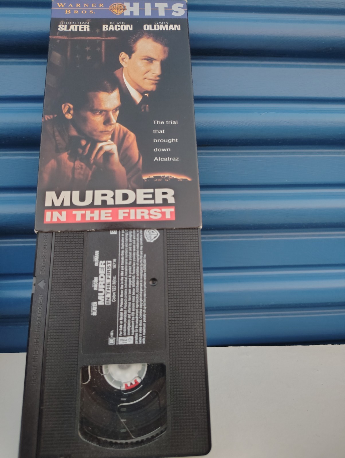 Murder in the First (VHS, 1995) Christian Slater, Kevin Bacon, Gary Oldman