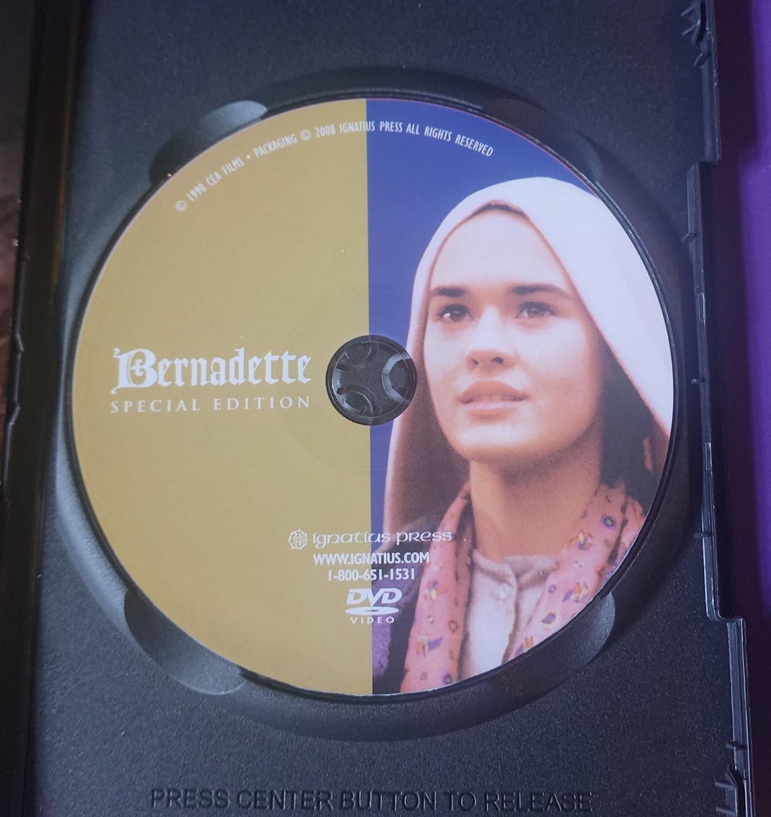 Bernadette Special Edition DVD w/Collector’s Booklet Sydney Penny Excellent Cond