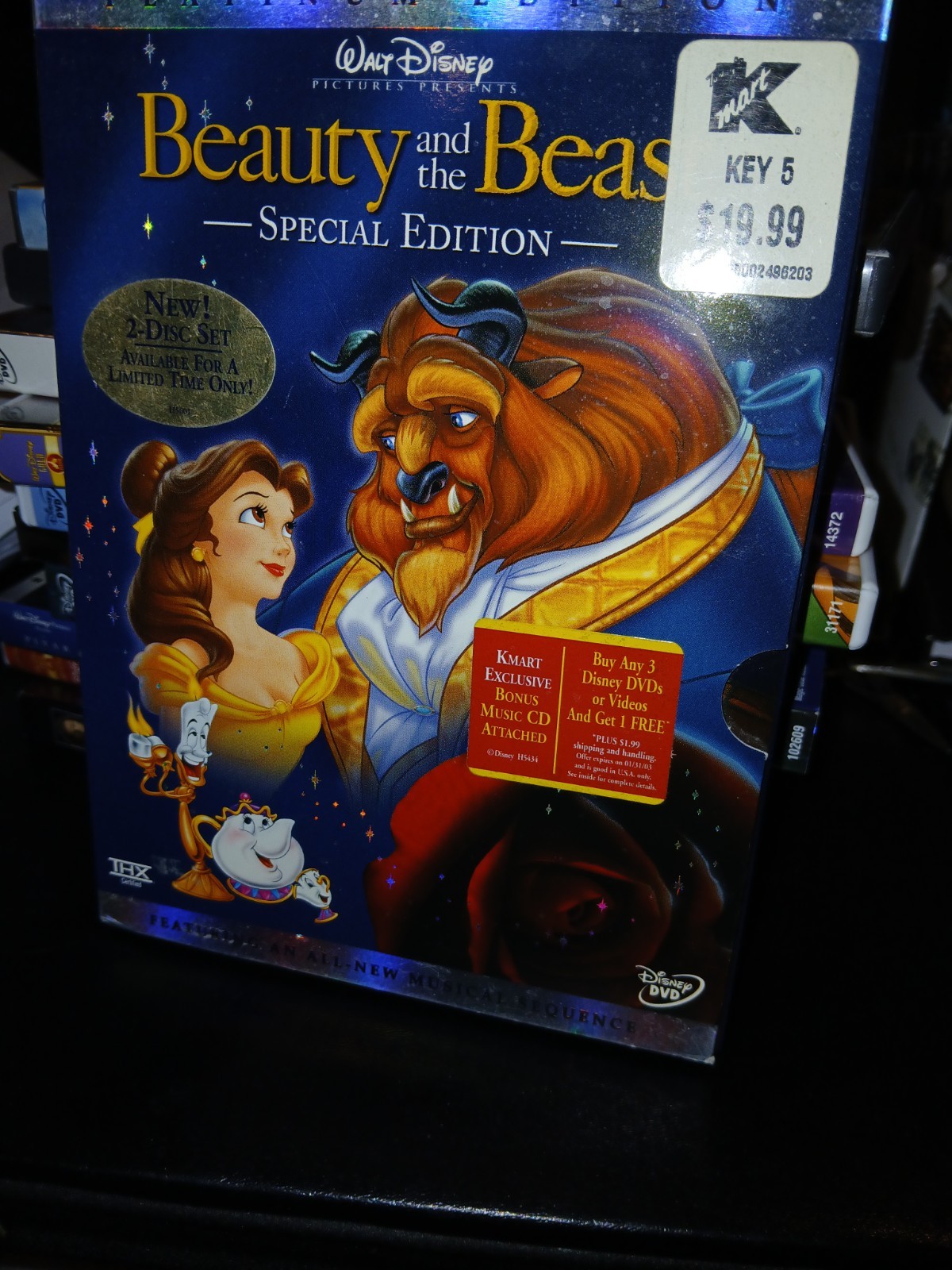 Beauty and the Beast (DVD, 2002, 2-Disc Set, Special Edition)