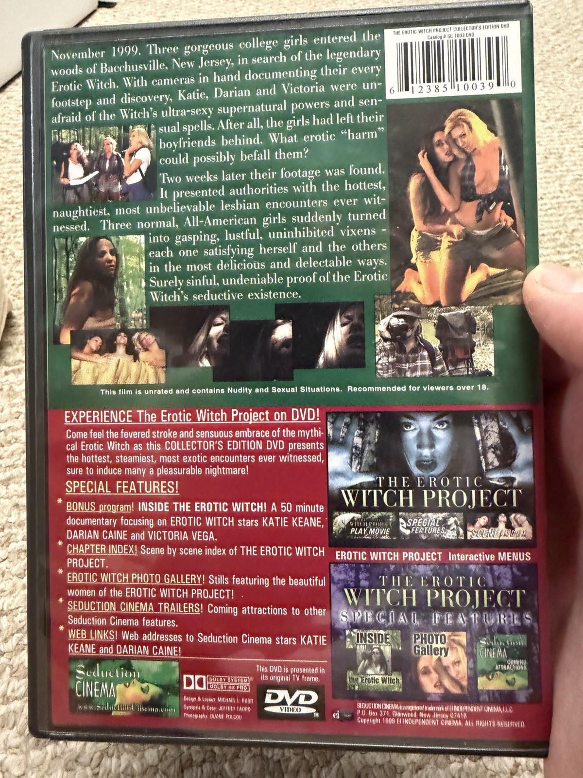 The Erotic Witch Project (DVD, 2025) Katire Keane Darian Caine Victoria Vega