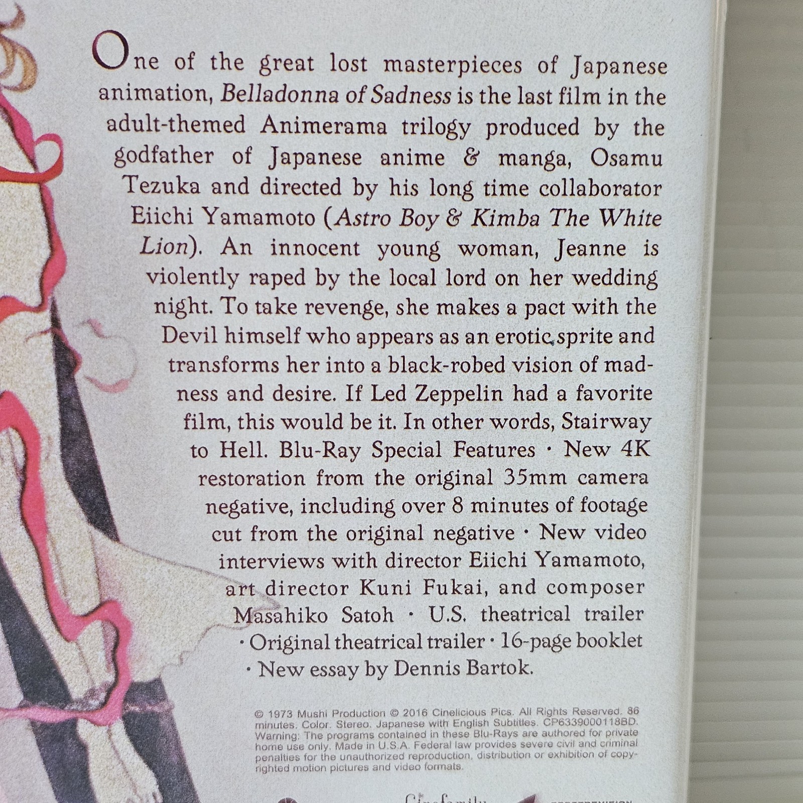 Belladonna of Sadness Blu-Ray 2016 CineliciousPics Anime