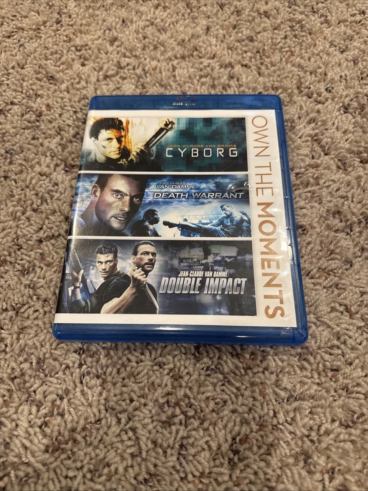Cyborg & Death Warrant & Double Impact (Blu-ray, 2012, 3 Disc, Region A) OOP